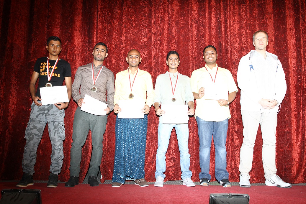 	Students receiving Certificates on 20th Anniversary Celebration
